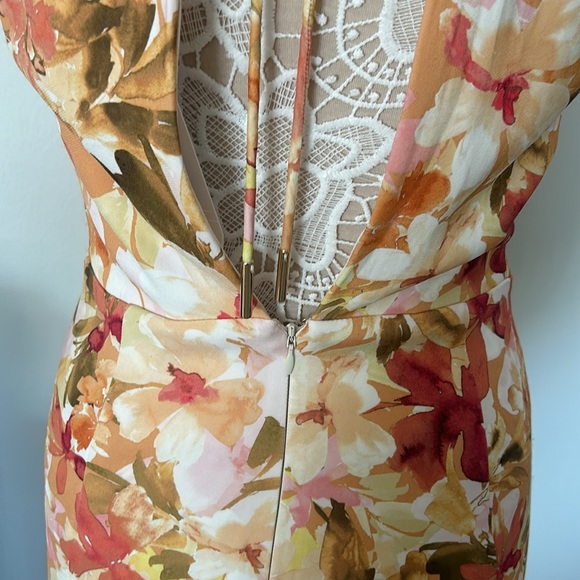 SIGNIFICANT OTHER -NWT- Chiara Floral Print Tie Back Minidress - Picture 7 of 14